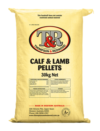 CALF AND LAMB STARTER PELLETS 30KG