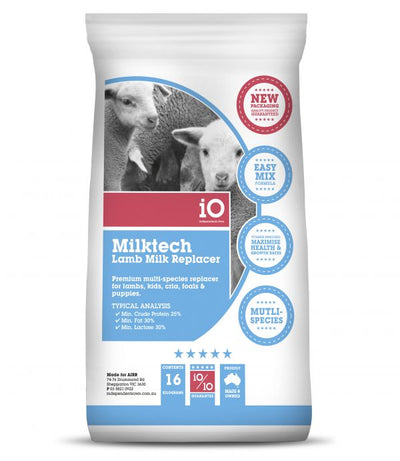IO MILKTECH LAMB KID CRIA MILK REPLACER 16KG