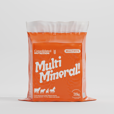 MULTIVITE MINERAL BLOCK 20KG NO UREA (ORANGE)