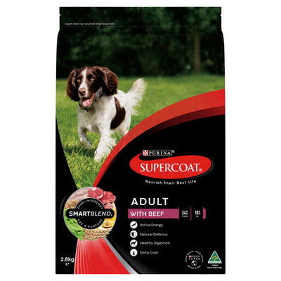 SUPERCOAT ADULT DOG BEEF 18KG