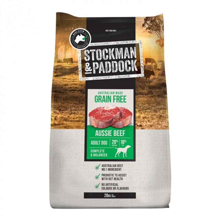 STOCKMAN PADDOCK GRAIN FREE BEEF 20KG