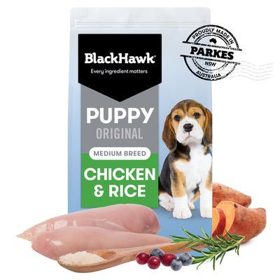 BLACKHAWK PUPPY CHICKEN RICE 3KG