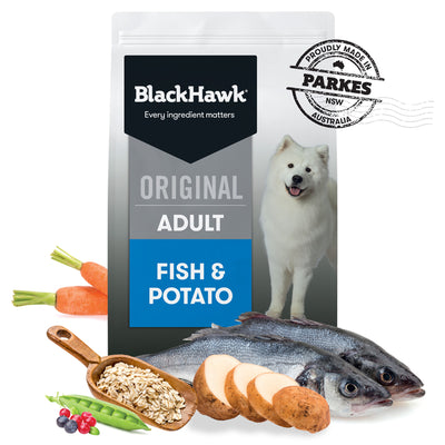 BLACKHAWK DOG FISH & POTATO 3KG