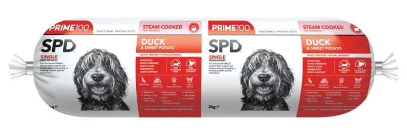 PRIME 100 DUCK & SWEET POTATO 2KG