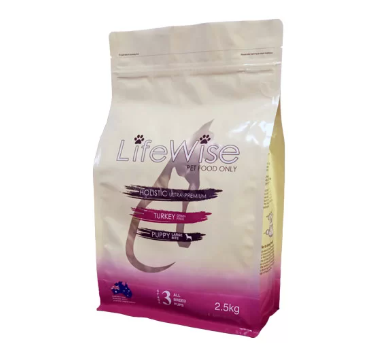 LIFEWISE PUPPY STAGE 3 LGE BITES TURKEY & VEG 2.5KG