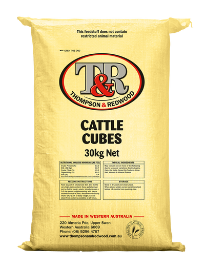 T & R CATTLE CUBES 30KG