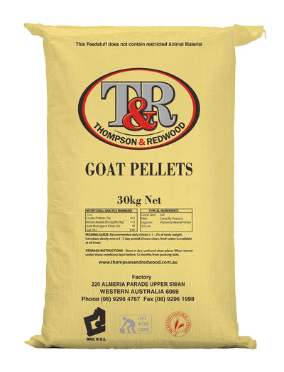 GOAT PELLETS 30KG - T&R