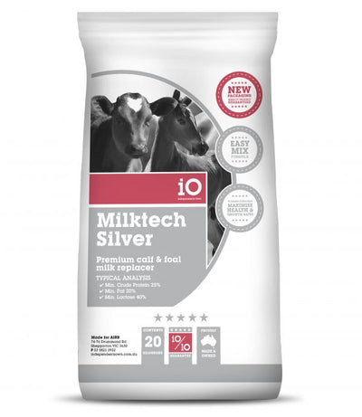IO MILKTECH SILVER CALF & FOAL MILK REPLACER 20KG