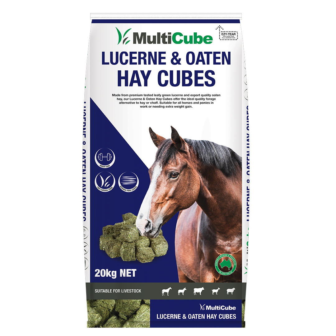 MULTICUBE LUCERNE & OATEN HAY 20KG 