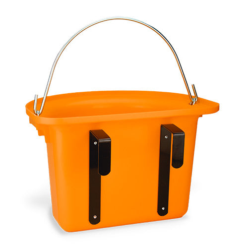 RAIL HANGING FEED BUCKET 12L (ASSORTED COLOURS)