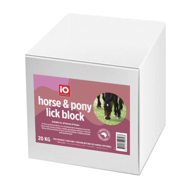 IO HORSE & PONY BLOCK 20KG 