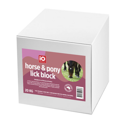 IO HORSE & PONY BLOCK 20KG 