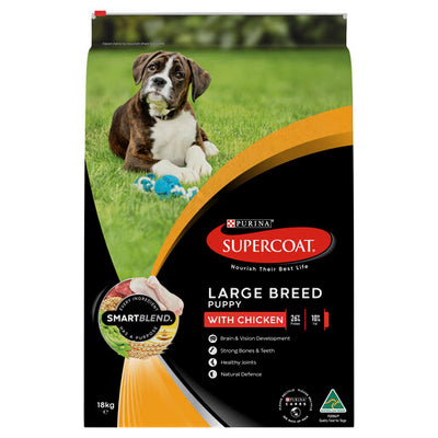 SUPERCOAT LARGE BREED ADULT CHICKEN 18KG