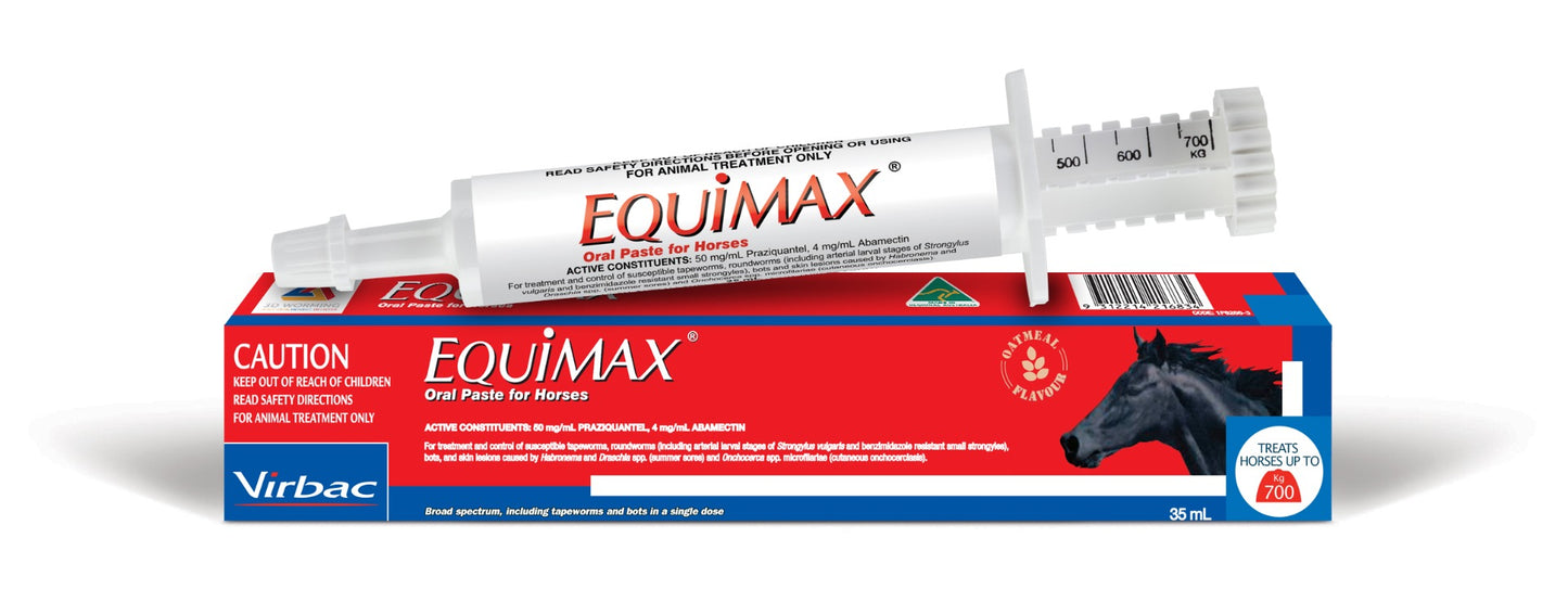 EQUIMAX HORSE PASTE 35ML VIRBAC