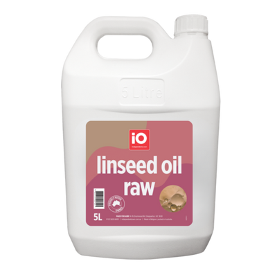 IO LINSEED OIL RAW 5L