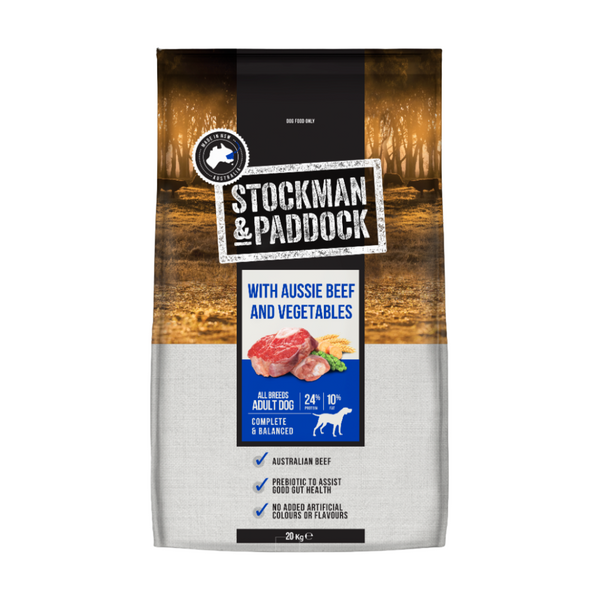 STOCKMAN PADDOCK AUSSIE BEEF/VEG 20KG