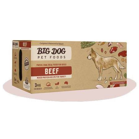BIG DOG BARF BEEF 3KG