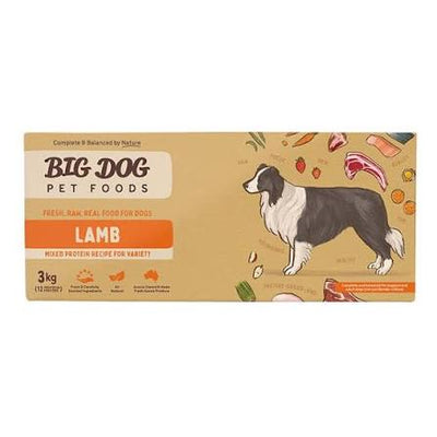 BIG DOG BARF LAMB 3KG