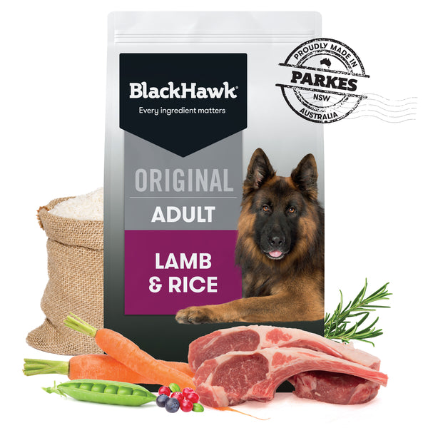 BLACKHAWK DOG LAMB RICE 3KG