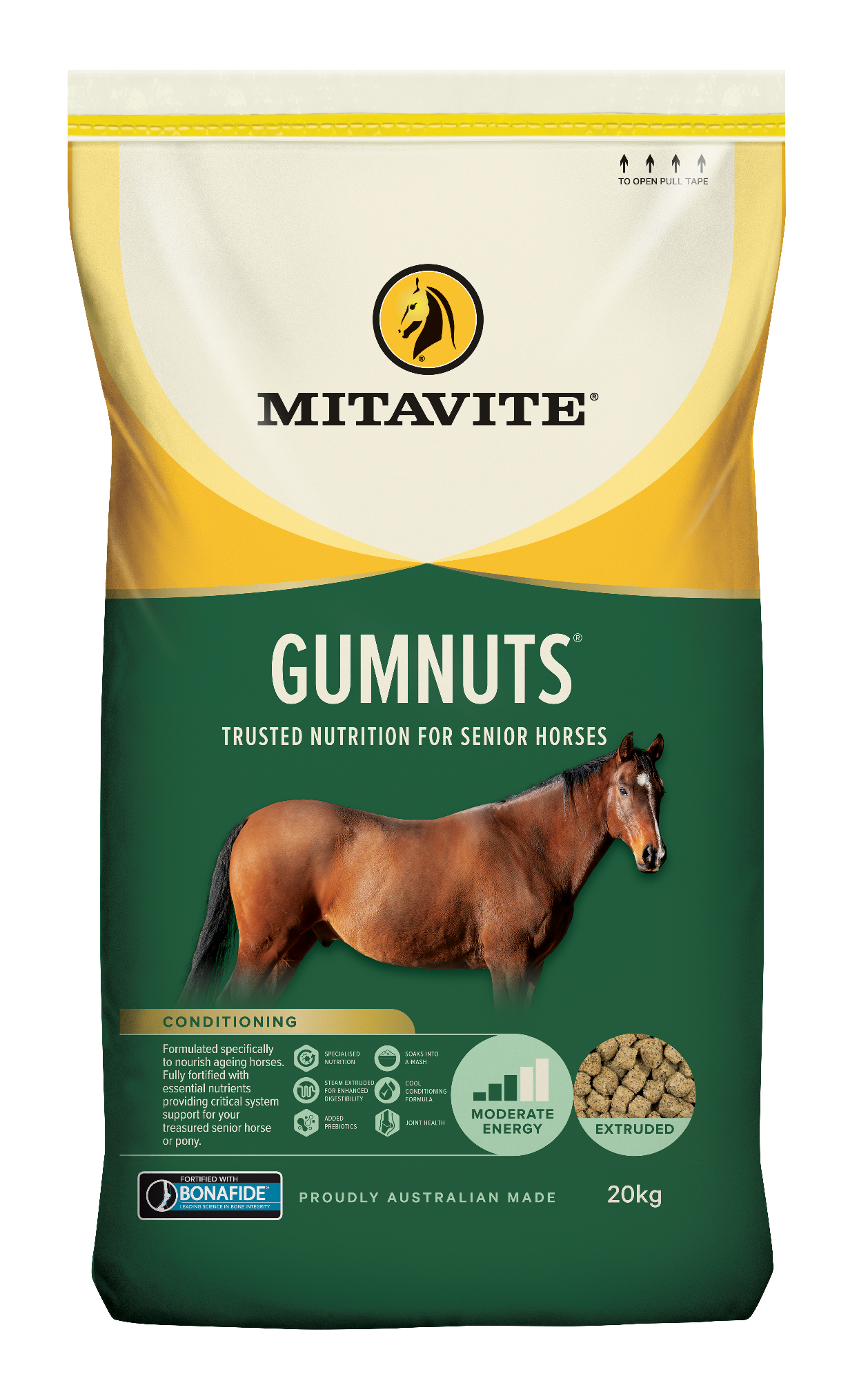 MITAVITE GUMNUTS - SNR HORSES 20KG