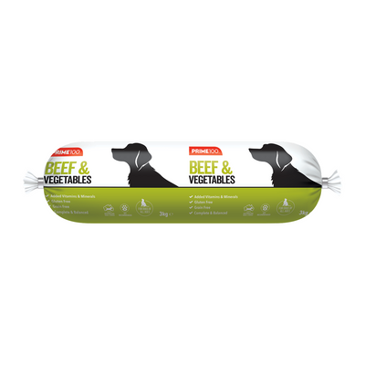 PRIME 100 BEEF & VEG ROLL [WT:3KG]