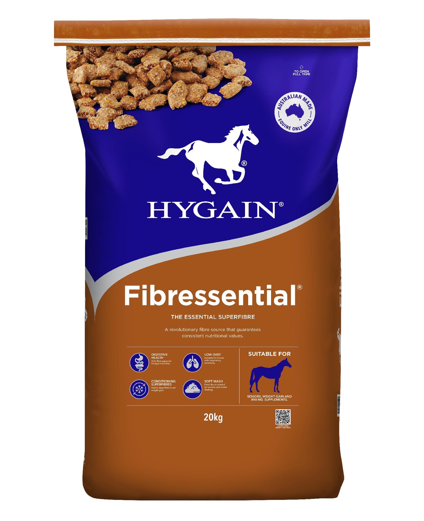 HYGAIN FIBRESSENTIAL CHAFF NUGGETS 20KG