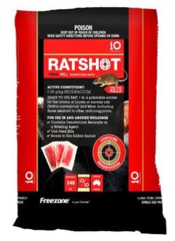iO RATSHOT FINAL KILL SACHETS RED 240G