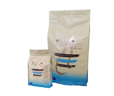 LIFEWISE ADULT DOG LARGE BITES OCEAN FISH RICE & VEG 18KG